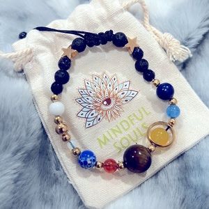 Mindful Souls Gemstone Solar System Bracelet